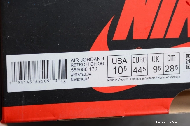 Kicked Out Shoe Store Class 555088-170 1 Air Retro High First OG Jordan Flight 0824